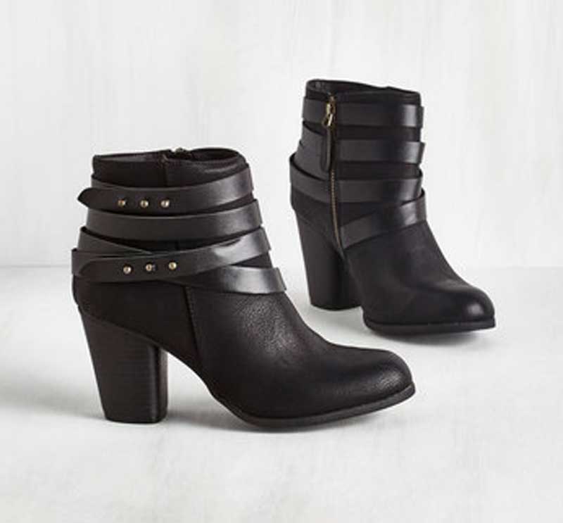 Tried And Troubadour Bootie in Black