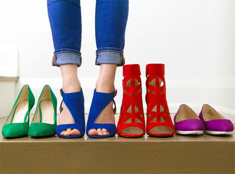 How to Wear Colorful Shoes