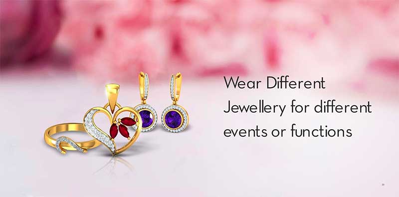 Wear different jewelry for different events