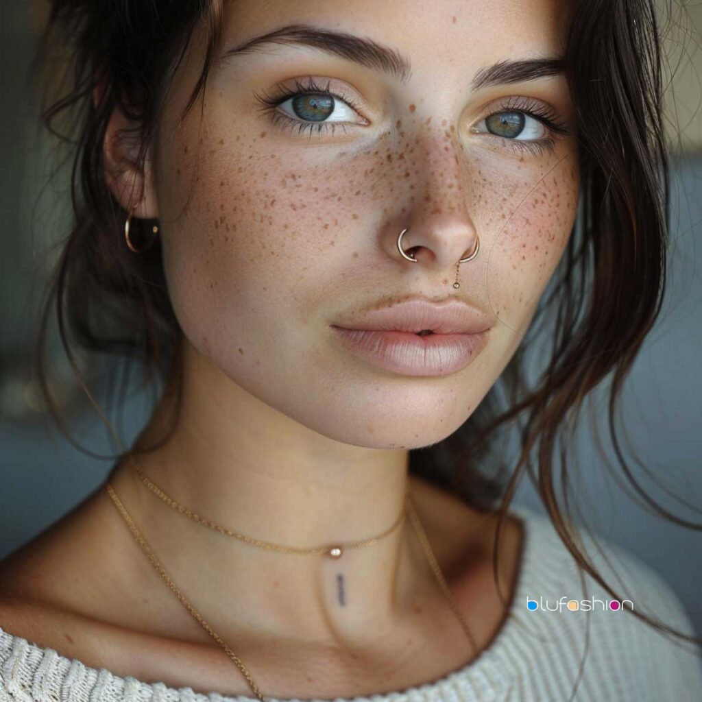 What piercing looks best on round faces?