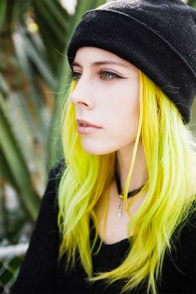 Trendy Yellow Hair Color Ideas