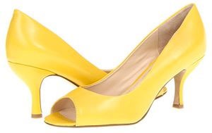 yellow pumps