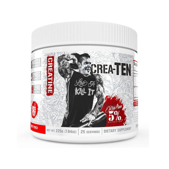  5% Nutrition Crea-Ten Creatine 25 Servings 