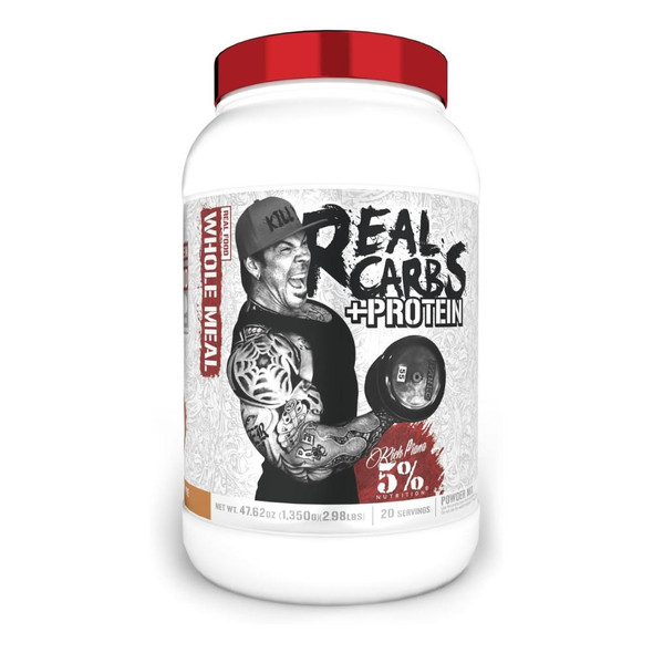  5% Nutrition Real Carbs + Protein 20 Servings 