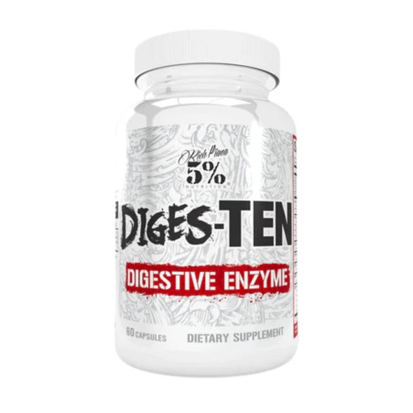  5% Nutrition Diges-Ten 60 Capsules 