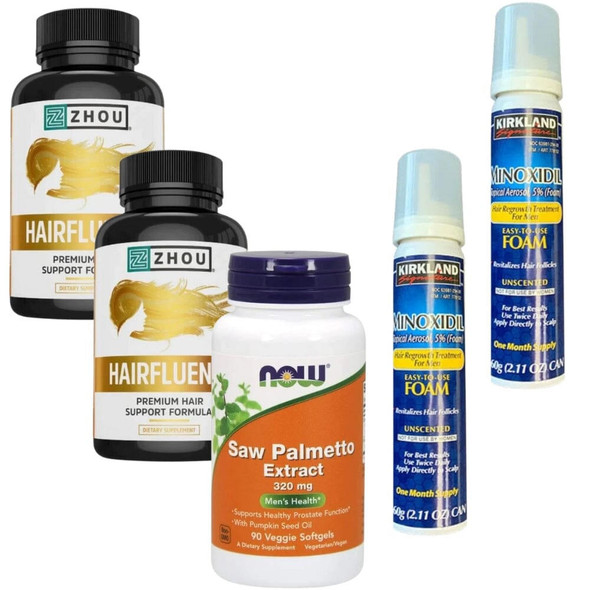 Kirkland 8 Week Oral/Topical Hair Loss Protection Stack 