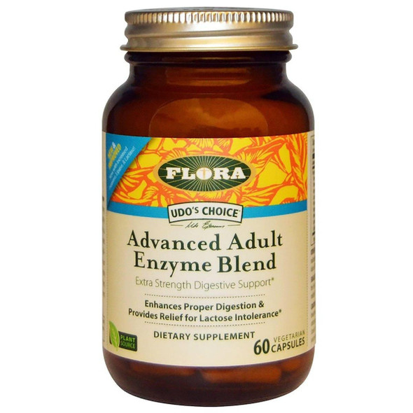  Flora (Udo's Choice) Udo's Choice Advanced Adult Enzyme Blend 60 Capsules 