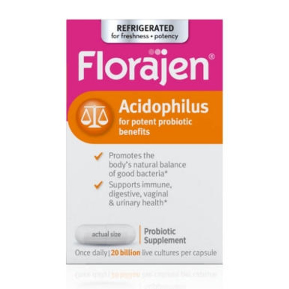  American Lifeline Florajen Acidophilus 60 Capsules 
