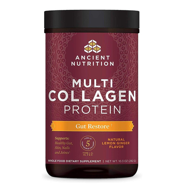  Ancient Nutrition Dr. Axe Multi Collagen Protein Gut Restore 24 Servings 