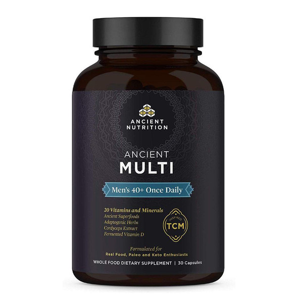  Ancient Nutrition Men's Once Daily Multi 40+ 