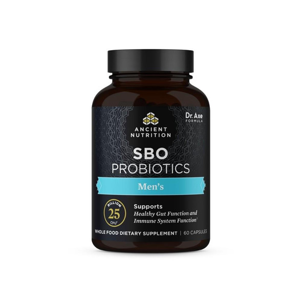  Ancient Nutrition SBO Probiotics Mens 60 Capsules 