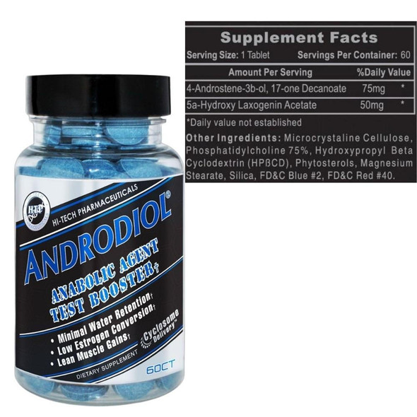  Hi-Tech Pharmaceuticals Androdiol 4-Andro 60 Count 