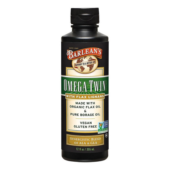  Barlean's Omega Twin with Flax Lignans 12oz 