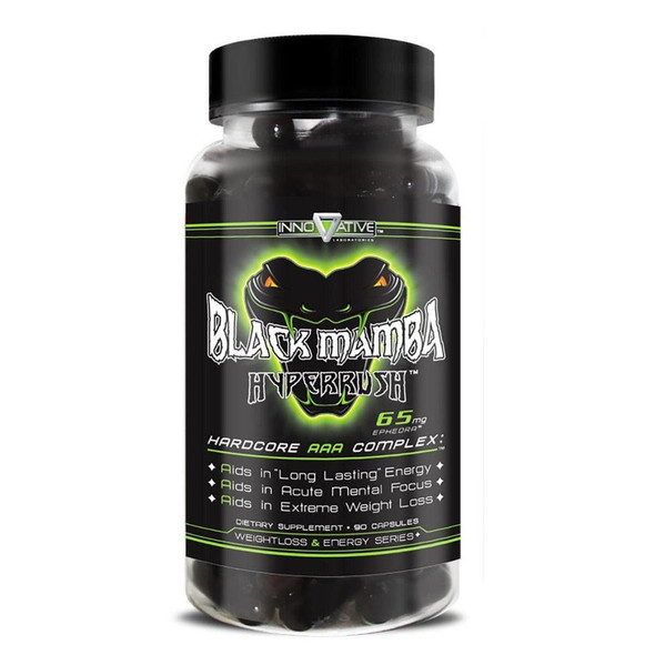 Innovative Labs Innovative Diet Labs Black Mamba 90 Capsules + Free 20ct Bottle 