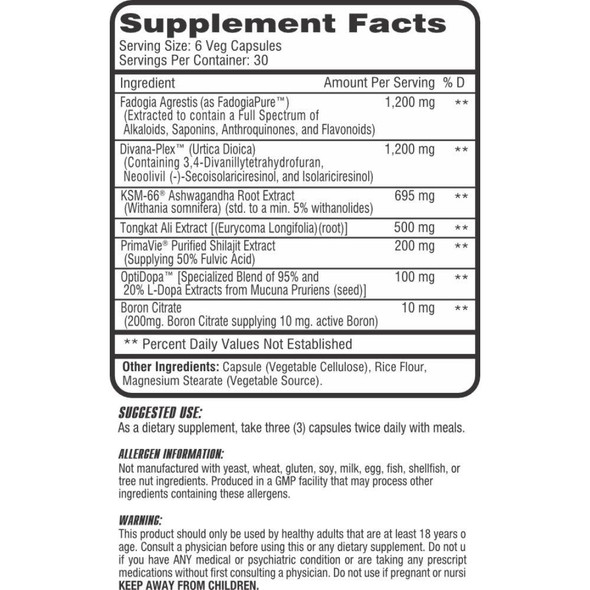 Competitive Edge Labs M-Test 180 Capsules 