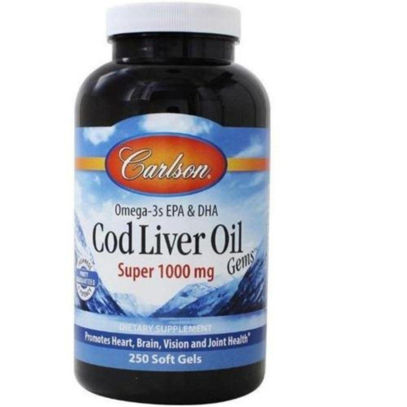  Carlson Cod Liver Oil 1000mg 250g 