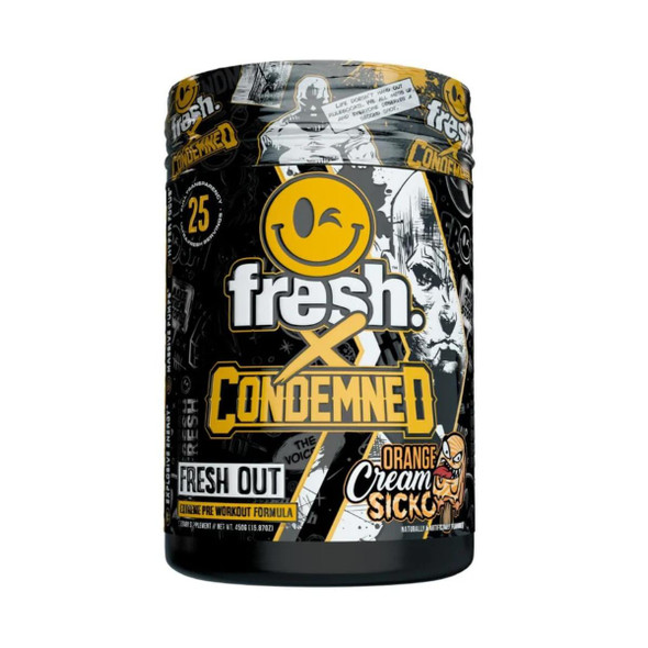 Condemned Labratoriez Condemned Labz X Fresh Supps Fresh Out Pre-Workout 25 Servings 