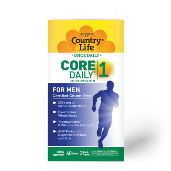  Country Life Core Daily-1 Men 60 Tablets 