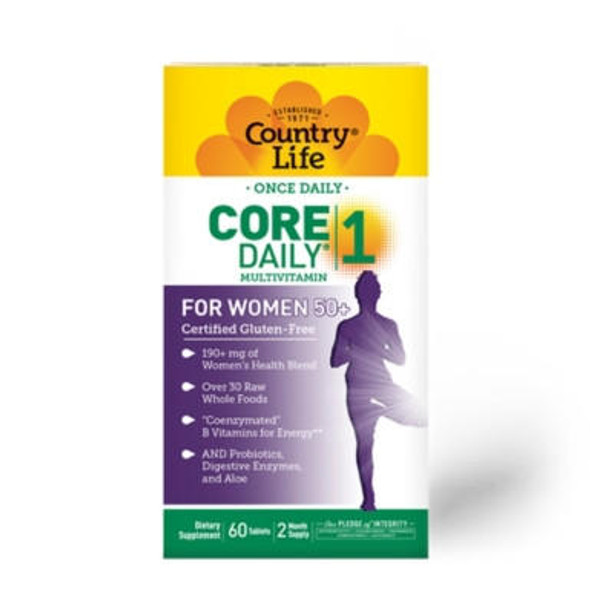  Country Life Core Daily-1 Women 50+ 60 Tablets 