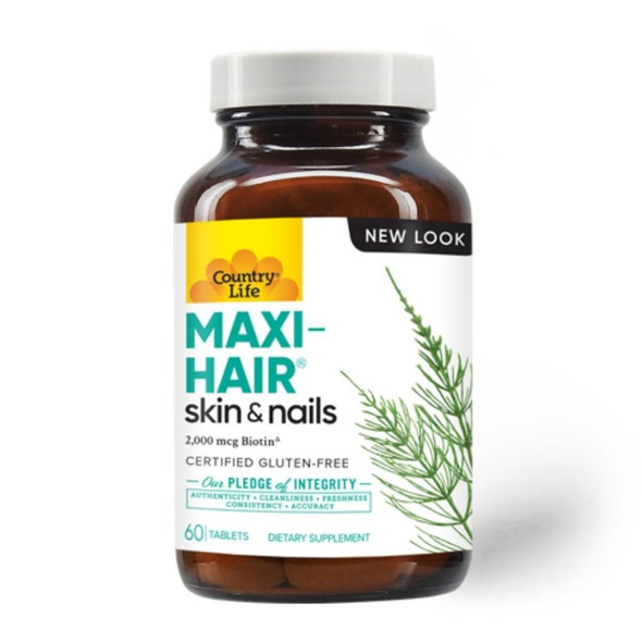  Country Life Maxi-Hair Maximized 60 Tablets 