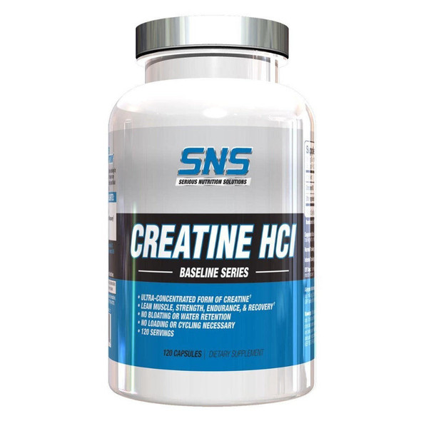  Serious Nutrition Solutions Creatine HCL 120 Capsules 