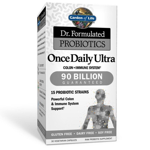  Garden of Life Dr. Formulated Probiotics Once Daily Ultra 30 Vege Capsules 