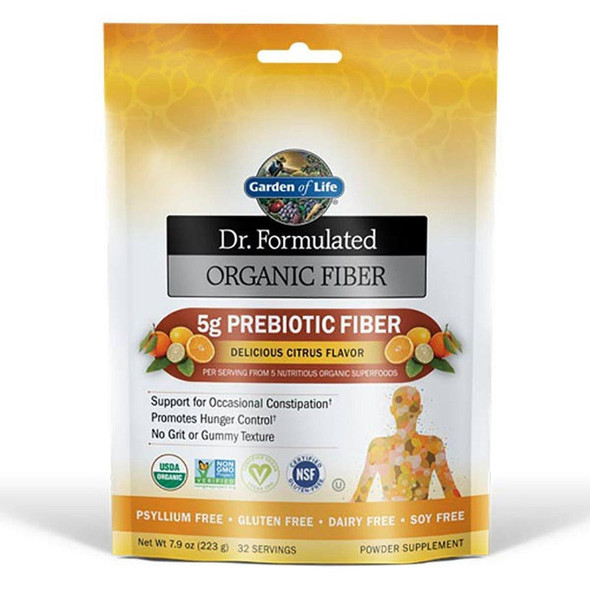  Garden of Life Organic Fiber 32 Servings 