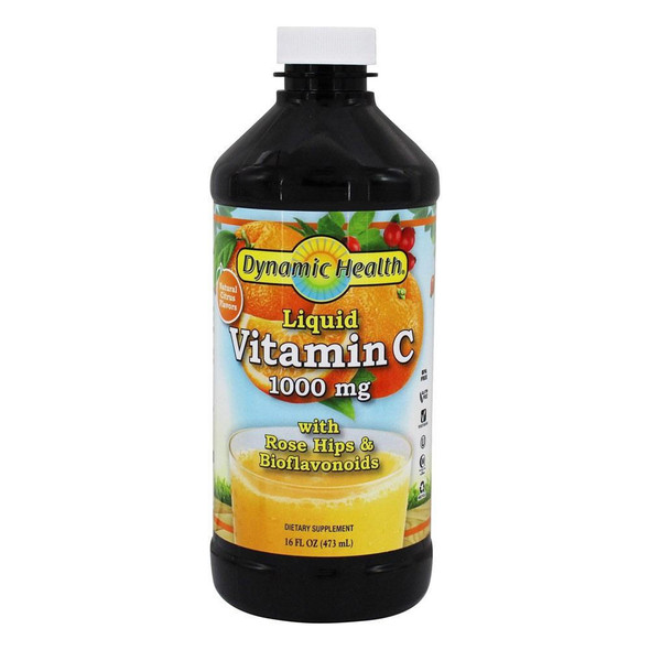  Dynamic Health Liquid Vitamin C 1000mg 16oz 
