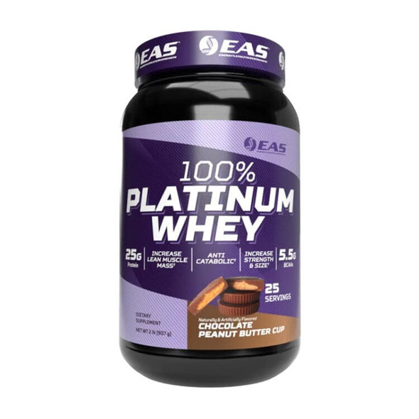 EAS 100% Platinum Whey Protein 2lbs 