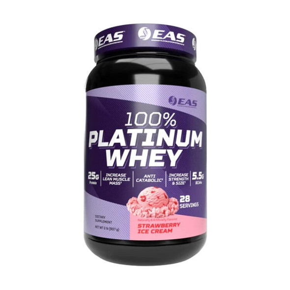  EAS 100% Platinum Whey Protein 2lbs 