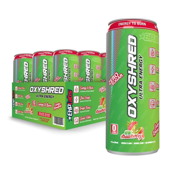 EHP Labs EHP OxyShred RTD Energy Drink 12 Case 