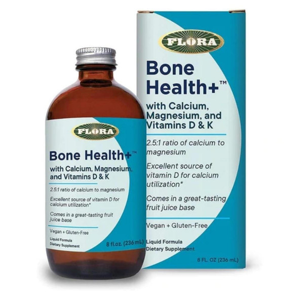 Flora (Udo's Choice) Flora Bone Health + With Calcium, Mag, D and K  8oz 