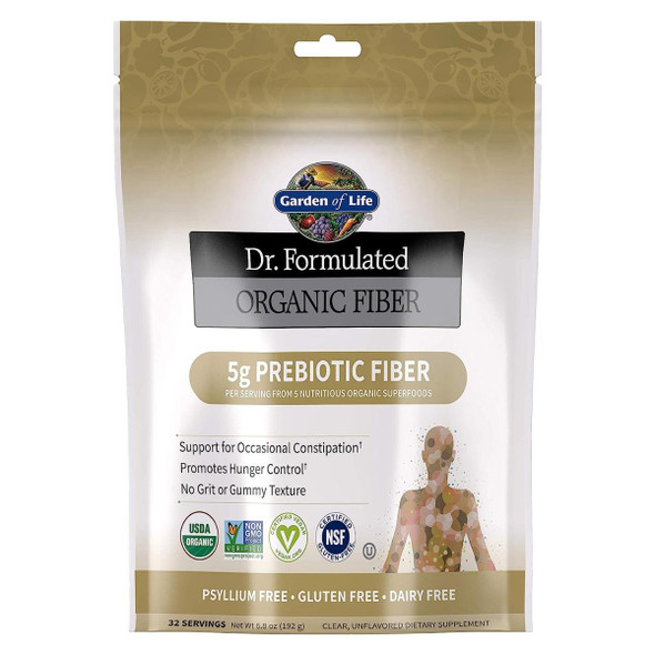  Garden of Life Organic Fiber 32 Servings 