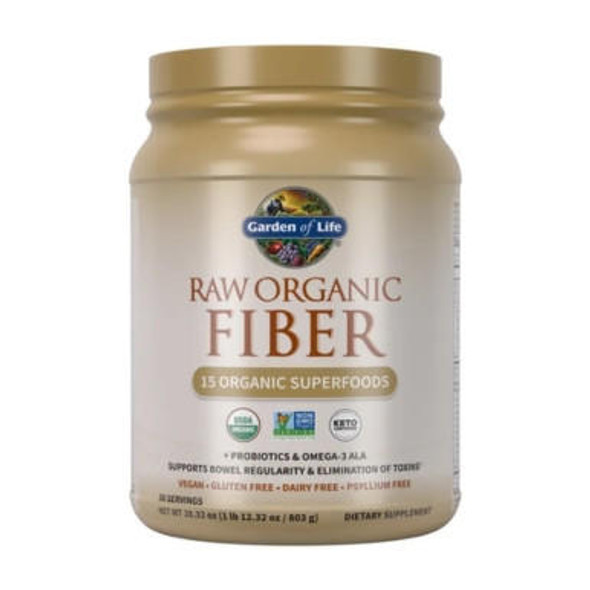  Garden of Life Raw Fiber Beyond Organic Fiber 803 Grams 