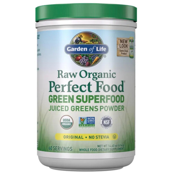  Garden of Life Raw Organic Perfect Food Green Superfood 14oz 