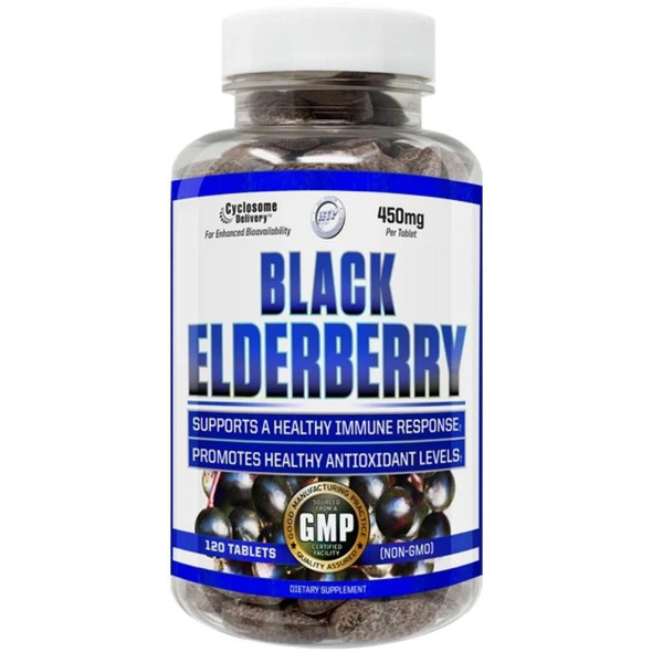  Hi-Tech Pharmaceuticals Black Elderberry 120 Tablets 