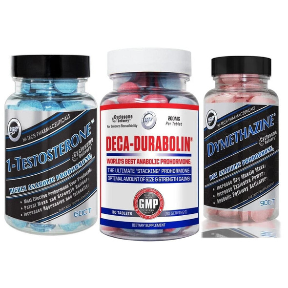  Hi Tech Pharmaceuticals DecaDuraTestDyme Shredding Stack 