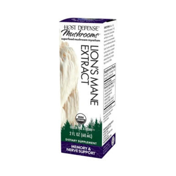 Fungi Perfect HOST DEFENSE LION'S MANE EXTRACT 2FL OZ 