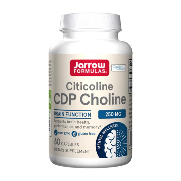  Jarrow Formulas Citicoline CDP Choline 250mg 60 Capsules 