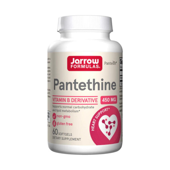 Jarrow Formulas Pantethine 450mg 60 Softgels | Metabolism Support