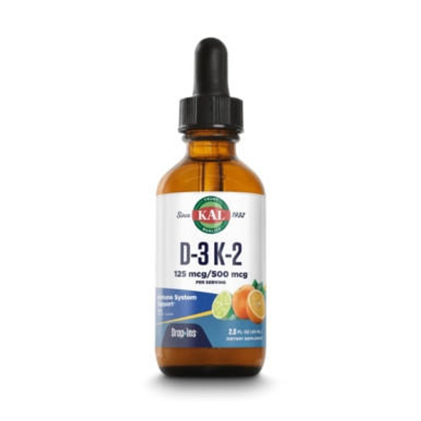 Kal KAL D3 K2 125mcg/500mcg 2fl oz 
