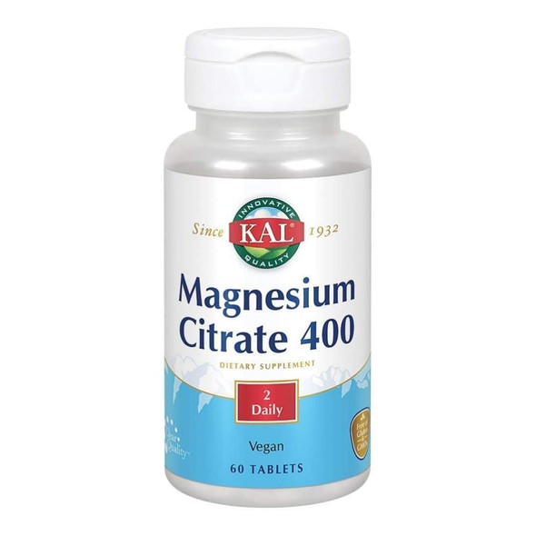  Kal Mag Citrate 400mg 60 Tablets 