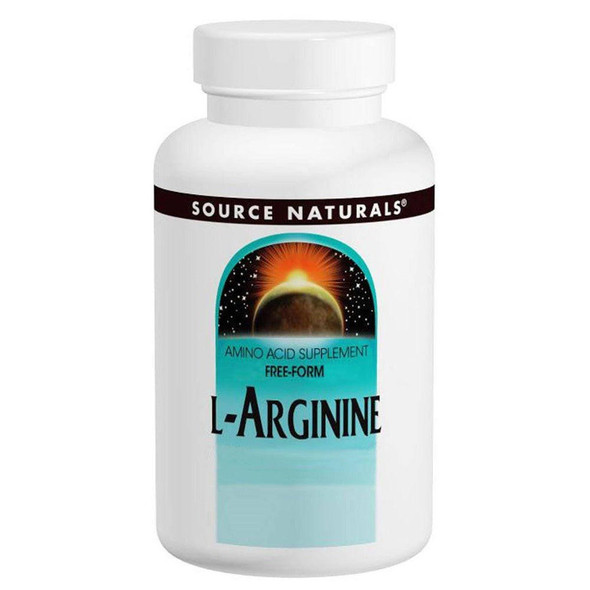  Source Naturals L-Arginine 500mg 100 Capsules 