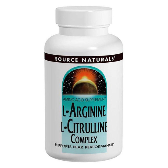  Source Naturals L-Arginine/L-Citrulline Complex 1000mg 60 Tabs 