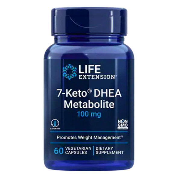  Life Extension 7-Keto DHEA Metabolite 100 mg 60 Vege Capsules 
