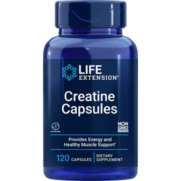  Life Extension Creatine Capsules 120 Vege Capsules 