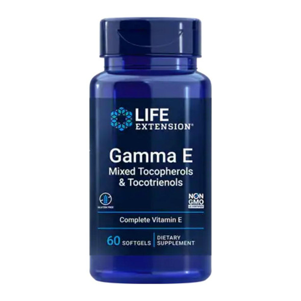  Life Extension Gamma E Tocopherol & Tocotrienols 60 Soft Gels 