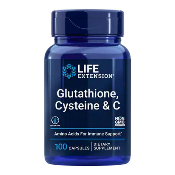 Life Extension Glutathione, Cysteine and C 100 Capsules 