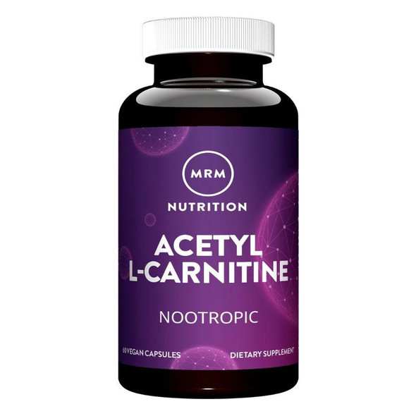  MRM Acetyl L-Carnitine 500mg 60 Vege Capsules 