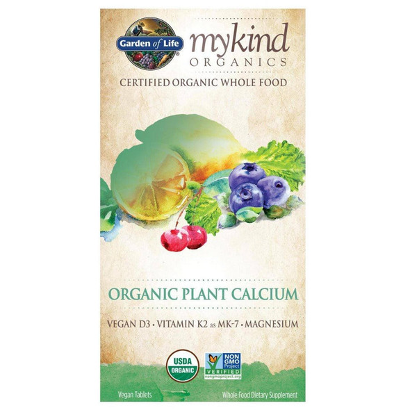 Garden of Life Garden Of Life MyKind Organics Plant Calcium 180 Tablets 